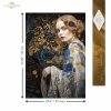 Papier decoupage morwowy FPA1008, Seria Inspired by Klimt, kobiety, zloto, dekoracyjne wzory, kamienie szlachetne, mozaiki, motywy secesyjne * Mulberry decoupage paper FPA3002, women, gold, decorative patterns, gemstones, mosaics, Art Nouveau motifs *Pape